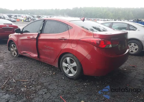 2012 Hyundai Elantra Gls (Ulsan Plant) из США, поврежденный, VIN KMHDH4AE3CU346726